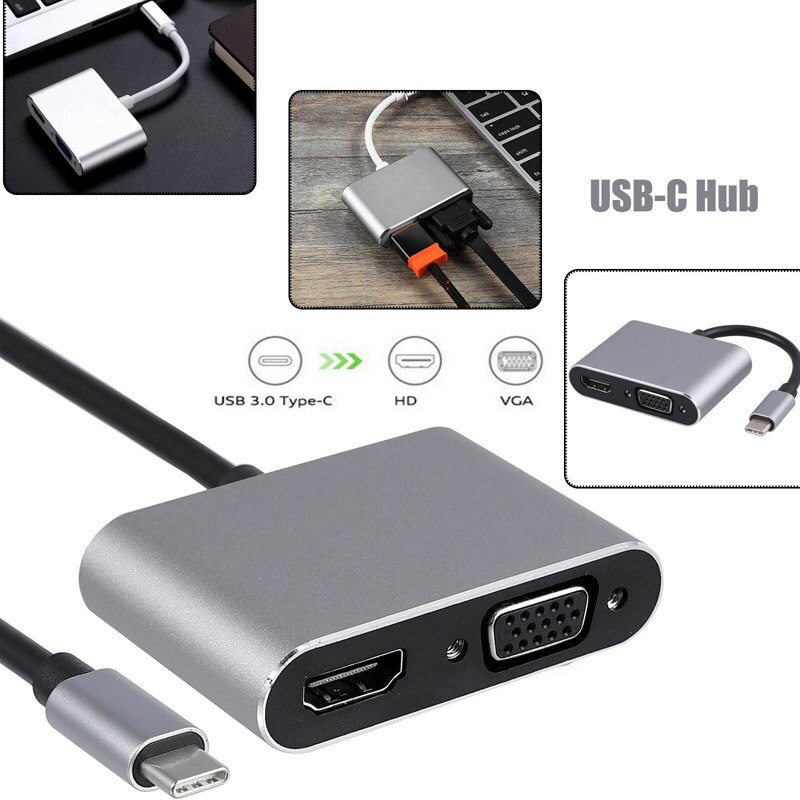 USB C Ÿ ŷ ̼ Ʈ 3  4K UHD 1080P VGA   , ƺ Ｚ S9  ȣȯ , 2  1